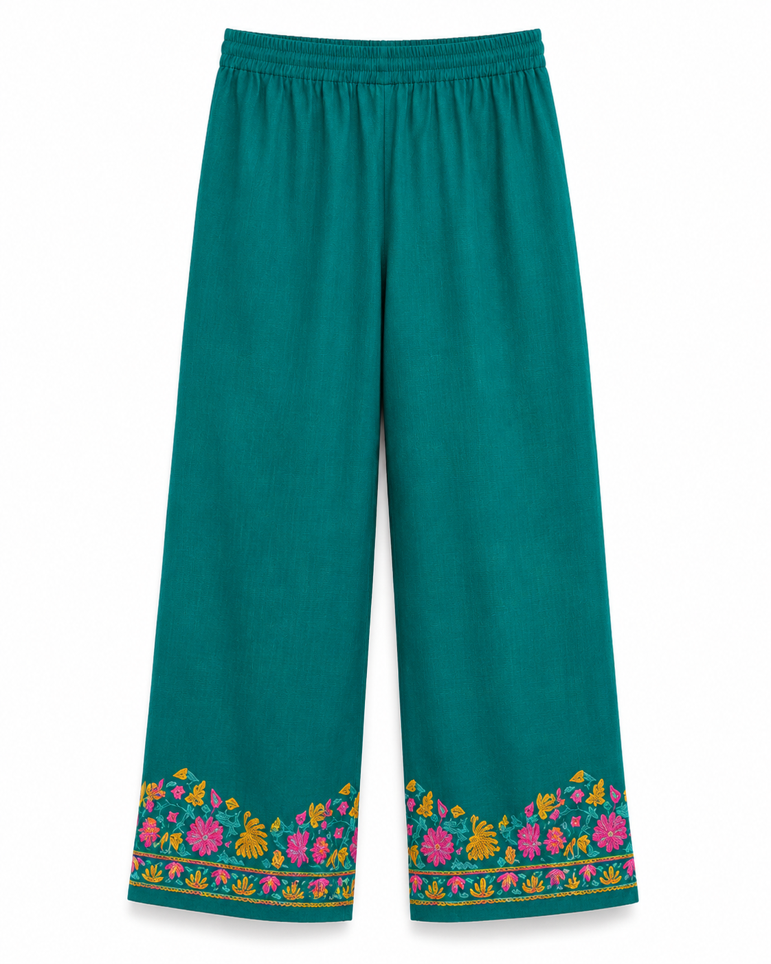 Kashmir Aari cotton Co-Ord Set | Dark Teal